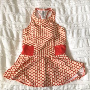 lime ricki peplum polka dot swimsuit